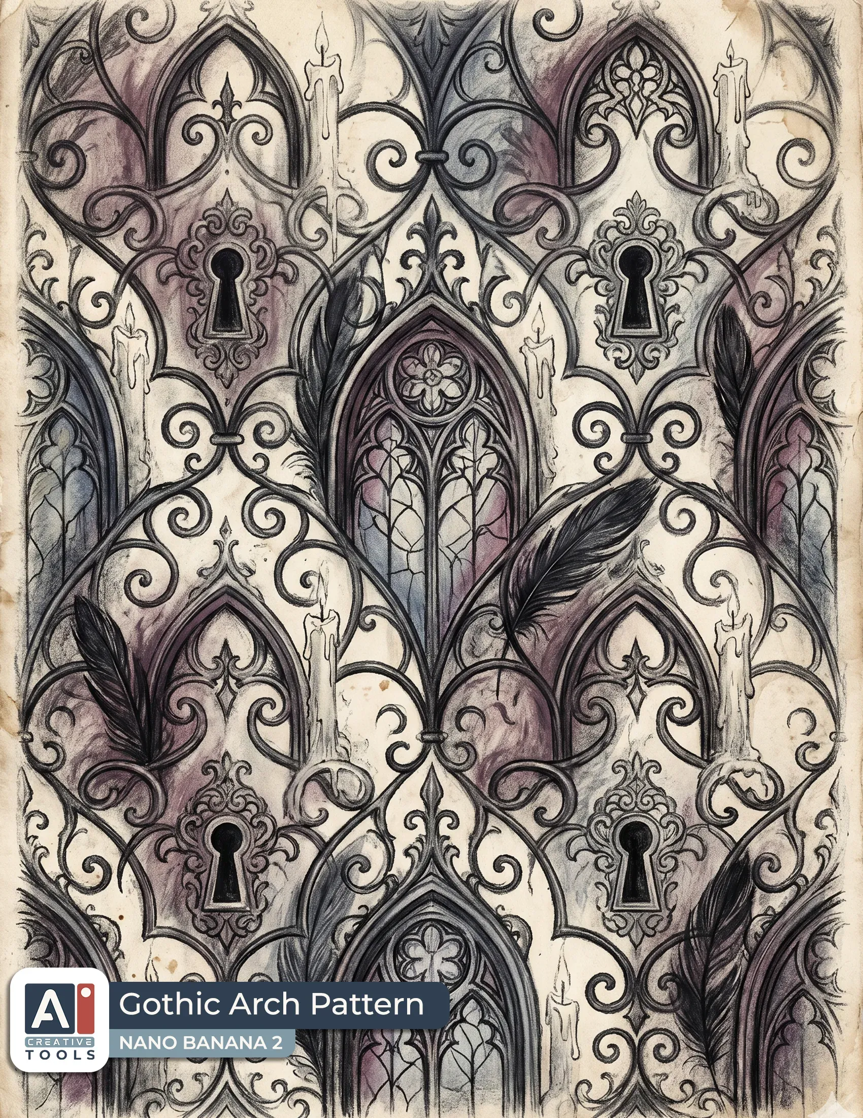 Gothic arch pattern