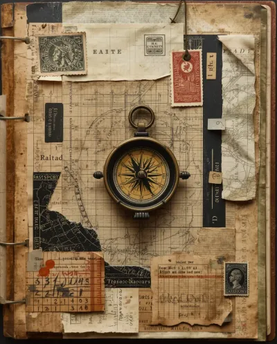Lucid Origin junk journal example