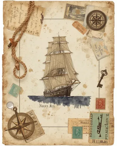 Lucid Origin junk journal example