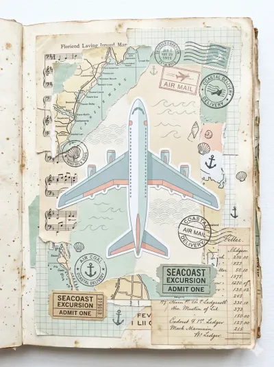 Nano Banana junk journal example