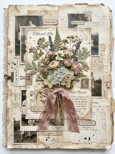 Nano Banana junk journal example