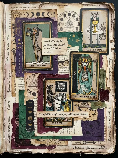 Nano Banana junk journal example