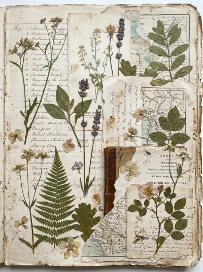 Nano Banana junk journal example
