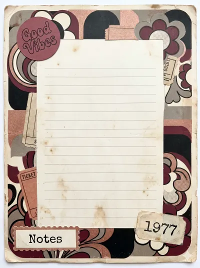 Nano Banana junk journal example