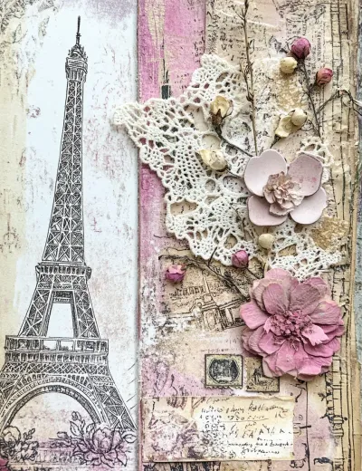 Midjourney junk journal example