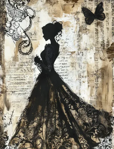Midjourney junk journal example