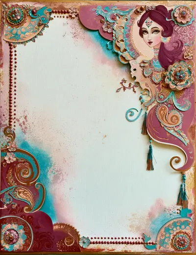 Midjourney junk journal example