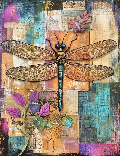 Midjourney junk journal example