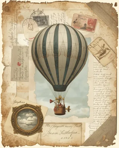 Lucid Origin junk journal example
