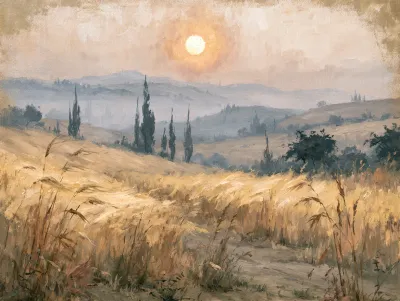 Midjourney wall art example